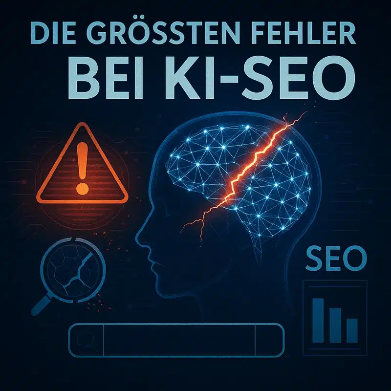 Die größten Fehler bei KI-SEO